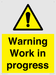 Warning Work in progress